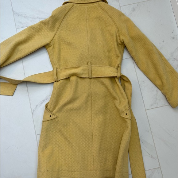 Vintage Wool Lucca Blu Yellow Coat - Picture 2 of 12